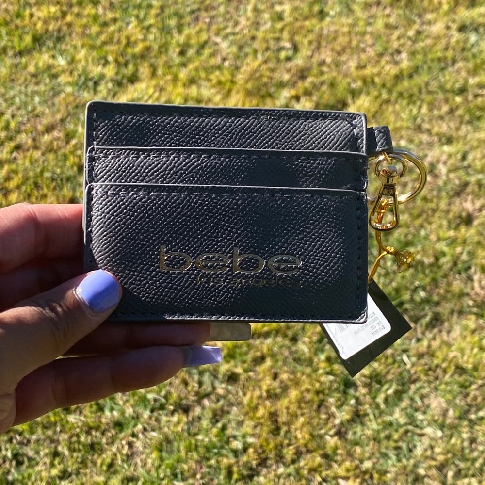 BEBE gray card holder - Picture 2 of 10